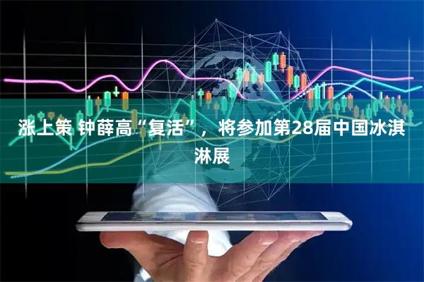 涨上策 钟薛高“复活”，将参加第28届中国冰淇淋展