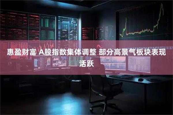 惠盈财富 A股指数集体调整 部分高景气板块表现活跃