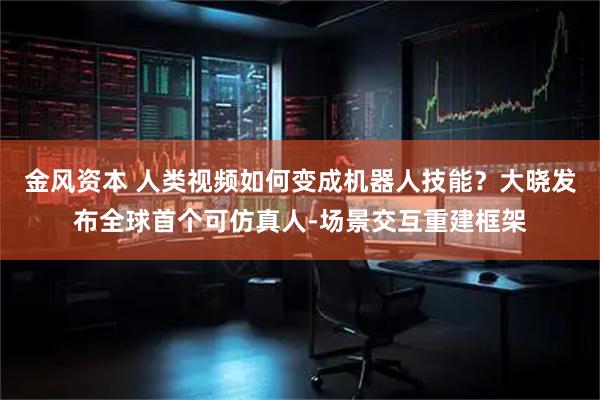 金风资本 人类视频如何变成机器人技能？大晓发布全球首个可仿真人-场景交互重建框架